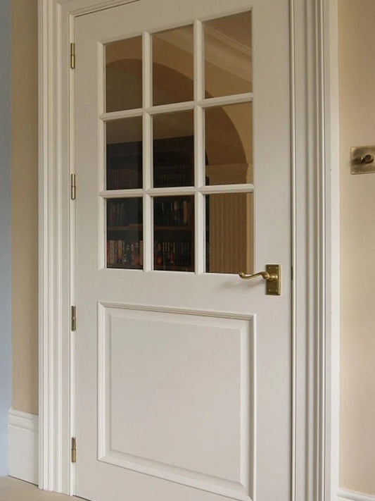 Sixinalu French Casement Door Entrance Front Exterior Interior Doors Aluminum Glass For Bedroom Home Decor Custom Panel 1.5x2.2M - My Store