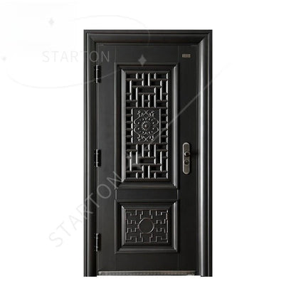 Factory Turkey Doors Steel Security Entrance Front Gate Security Double Steel Fire Sliding Exterior Entry - My Store