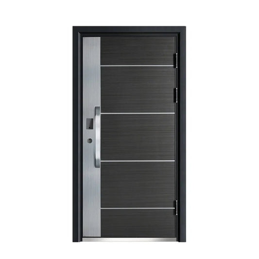 Factory Turkey Doors Steel Security Entrance Front Gate Security Double Steel Fire Sliding Exterior Entry - My Store