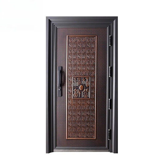 Factory Turkey Doors Steel Security Entrance Front Gate Security Double Steel Fire Sliding Exterior Entry - My Store