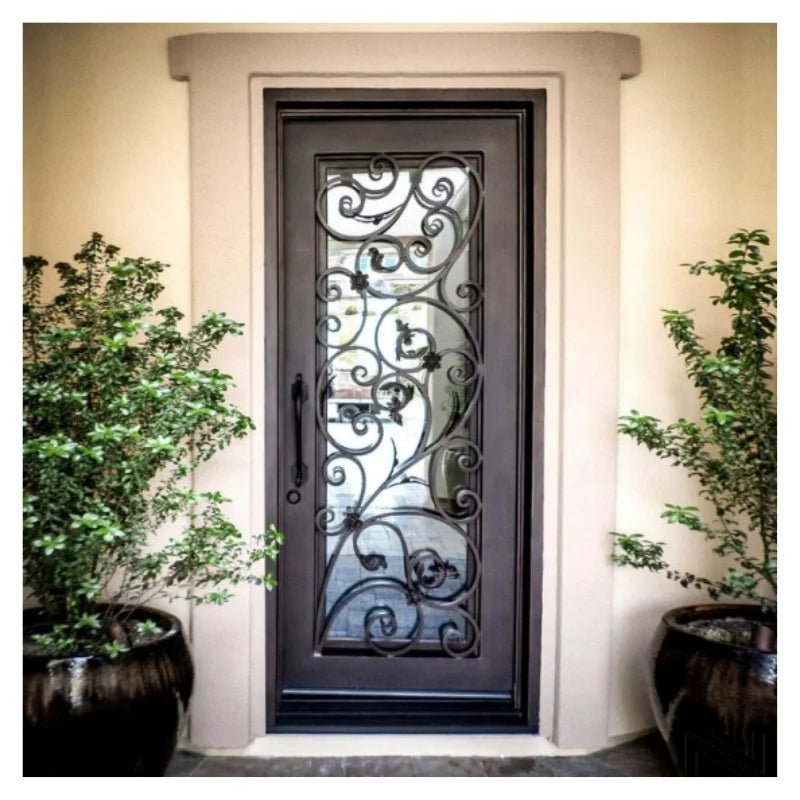 Customization Fast Delivery Fire Rated Exterior Steel Door Entry Metal Steel Door Exterior Patio Front Security Door - My Store