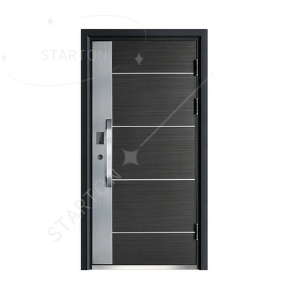 Factory Turkey Doors Steel Security Entrance Front Gate Security Double Steel Fire Sliding Exterior Entry - My Store