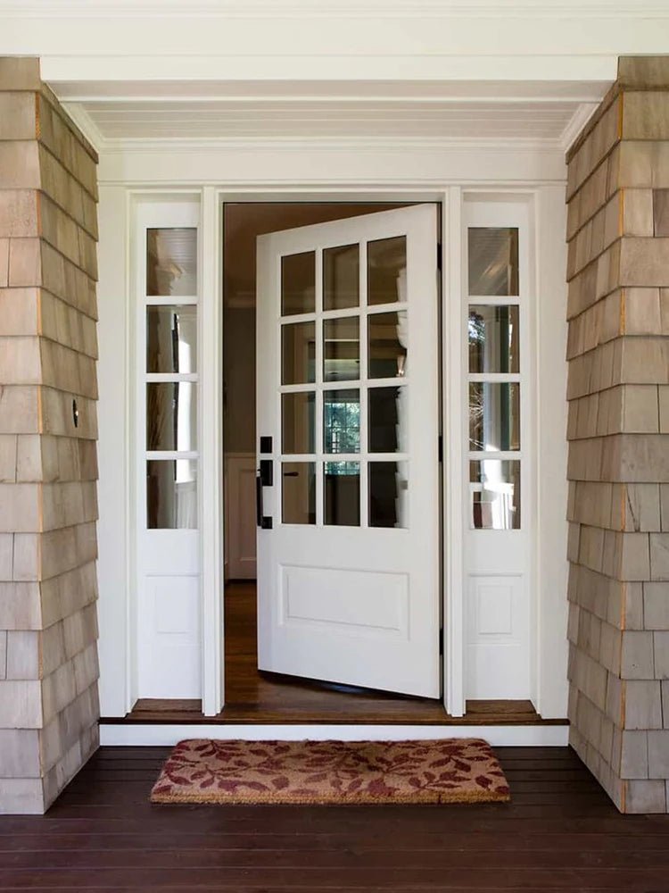 Sixinalu French Casement Door Entrance Front Exterior Interior Doors Aluminum Glass For Bedroom Home Decor Custom Panel 1.5x2.2M - My Store