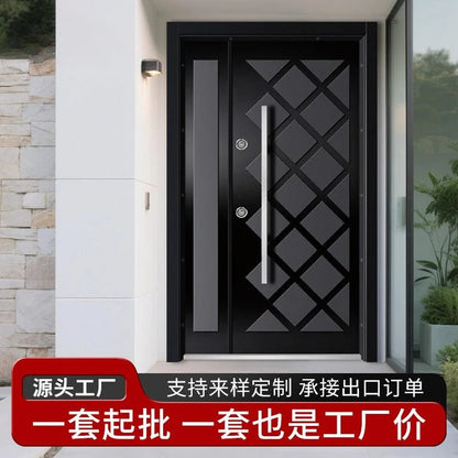 customize Modern simple villa gate entrance door foreign trade hot sale turkey door project special security security door - My Store