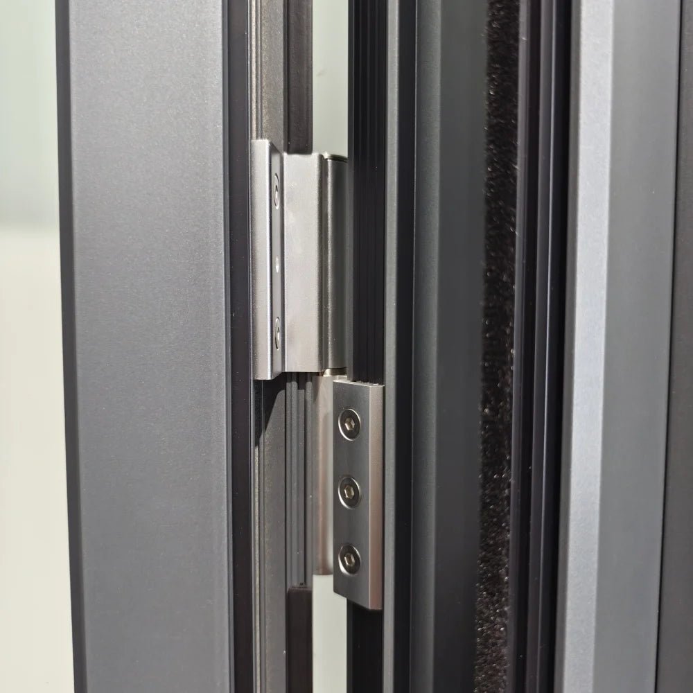 Casement Door Soundproof Tempered Glass Door for House Thermal Break Aluminum Alloy Building Material Exterior Doors for Sunroom - My Store