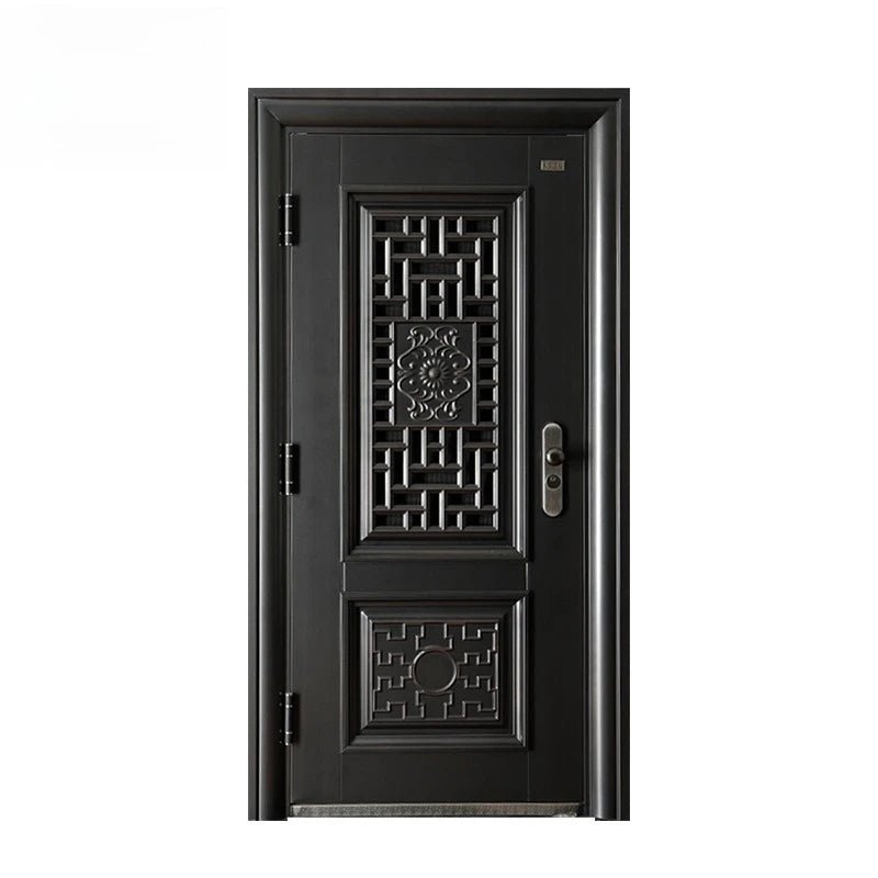 Factory Turkey Doors Steel Security Entrance Front Gate Security Double Steel Fire Sliding Exterior Entry - My Store