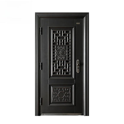 Factory Turkey Doors Steel Security Entrance Front Gate Security Double Steel Fire Sliding Exterior Entry - My Store