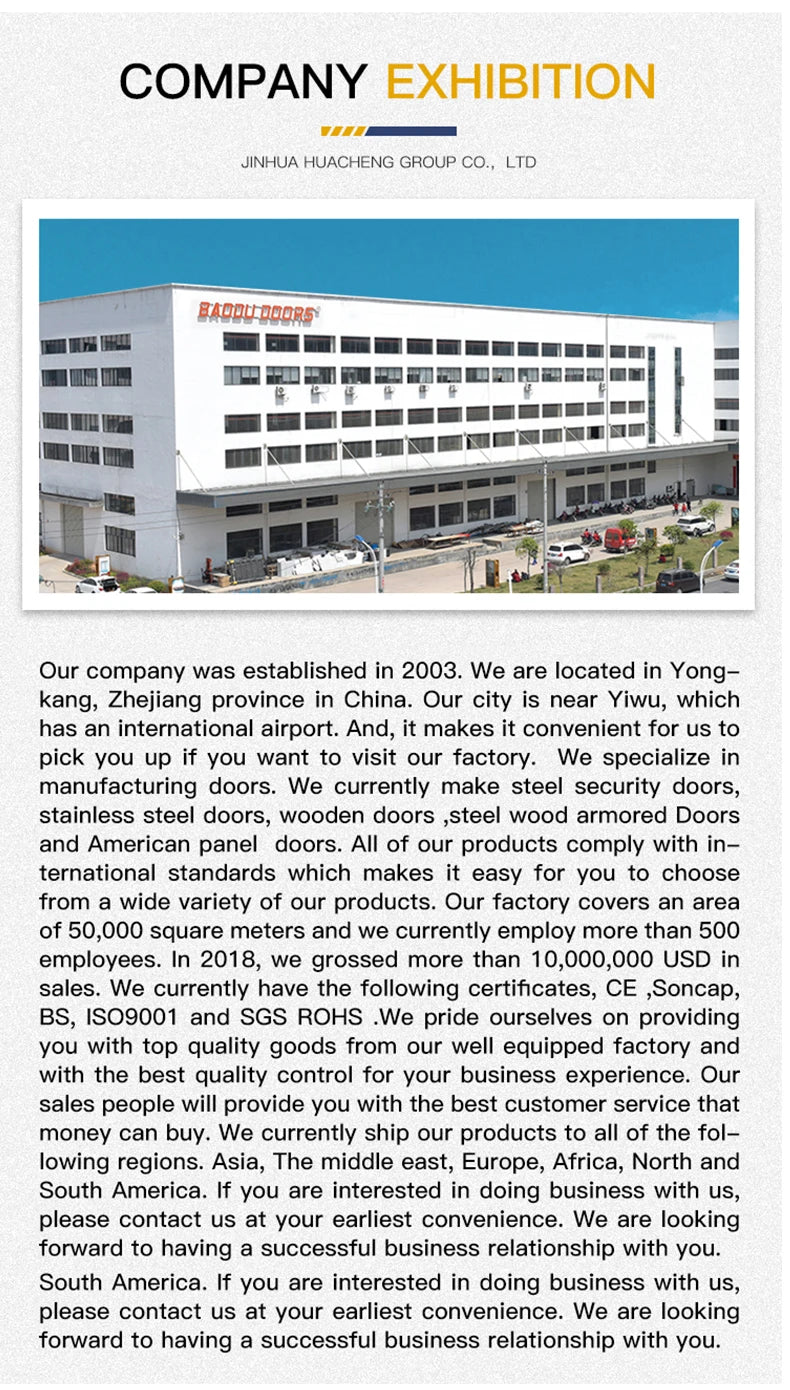 Safety steel door front entrance metal door waterproof high quality Chinese glass door household - My Store